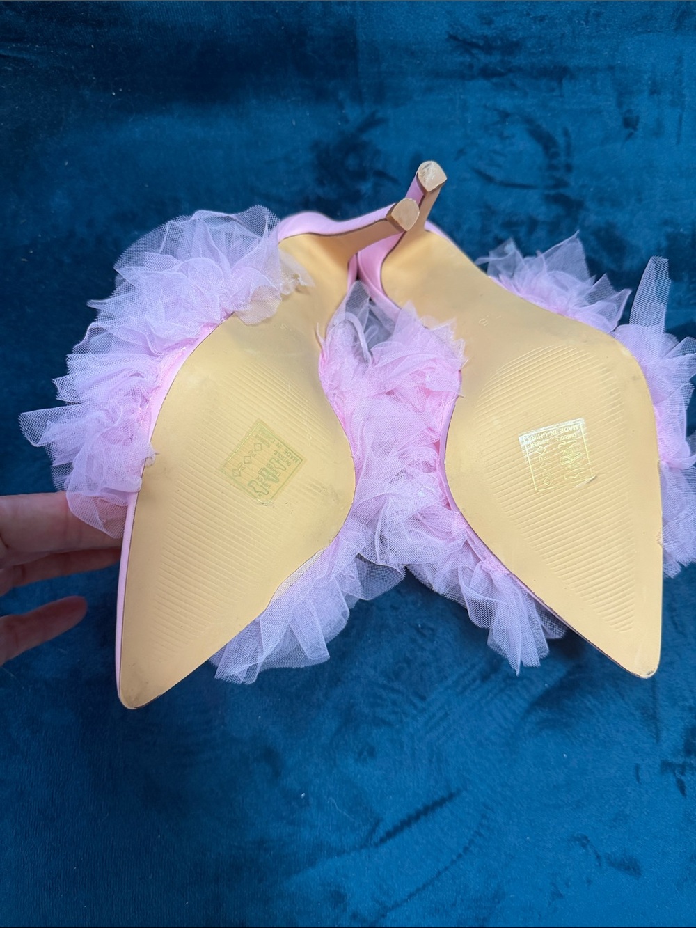Azalea Wang Pink Tulle Pointed-Toe - Picture 3 of 5